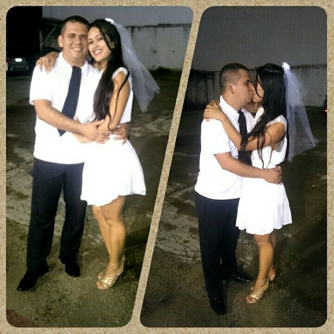 Oficializarmos os padrinhos! fotos... - 2