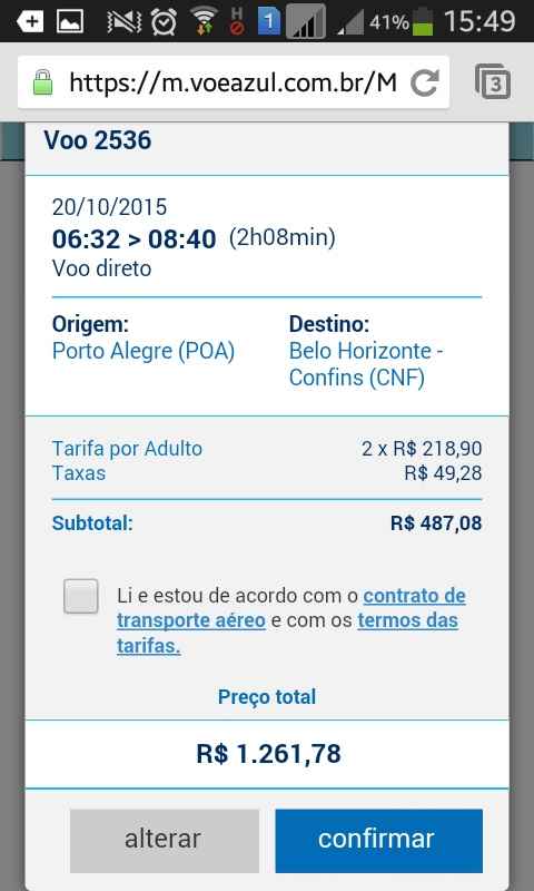 Partindo de Confins
