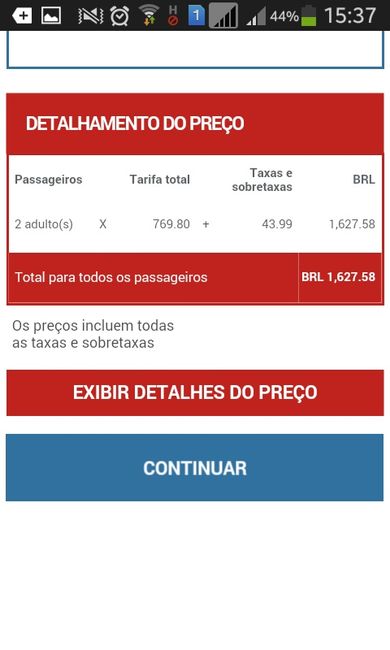 Partindo de Vitória