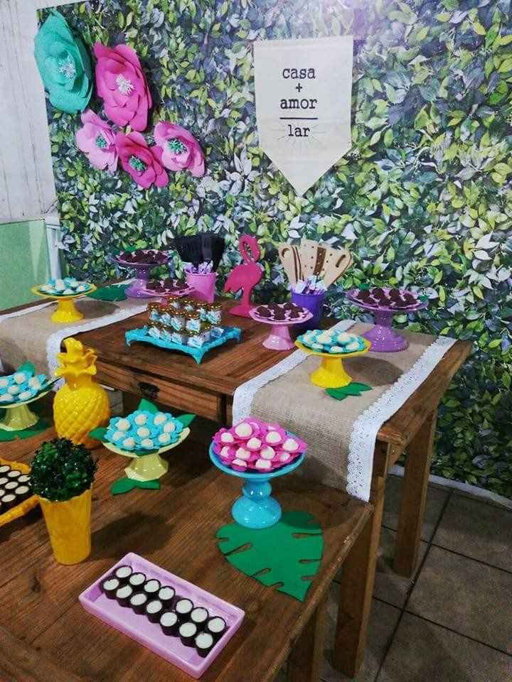 Nosso Chá de Casa Nova - #diy #tropical - 1