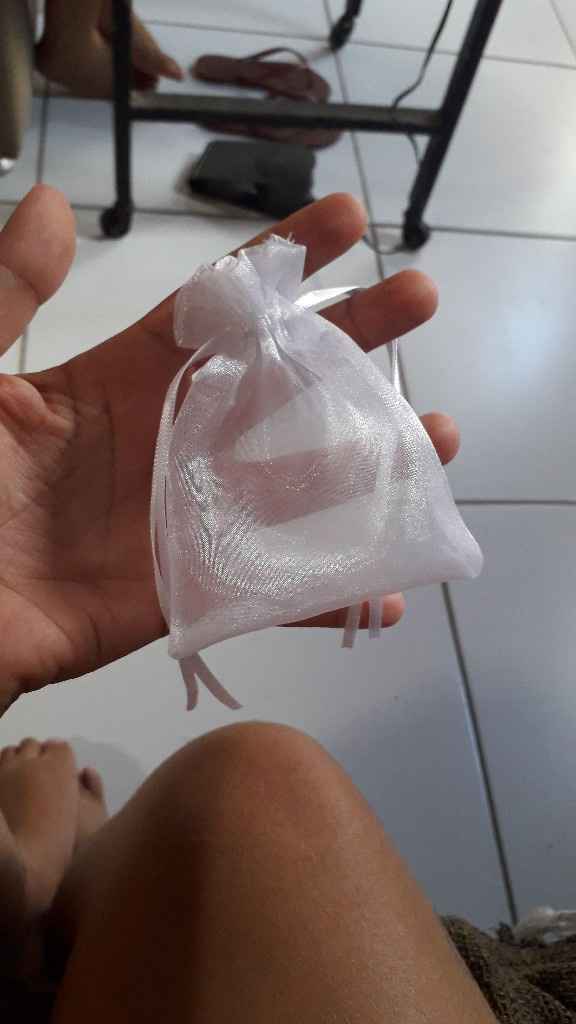 Sabadão produtivo: meus saquinhos de organza para lembranças. - 2