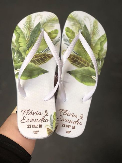 Chinelos Personalizados de Folhagens 3