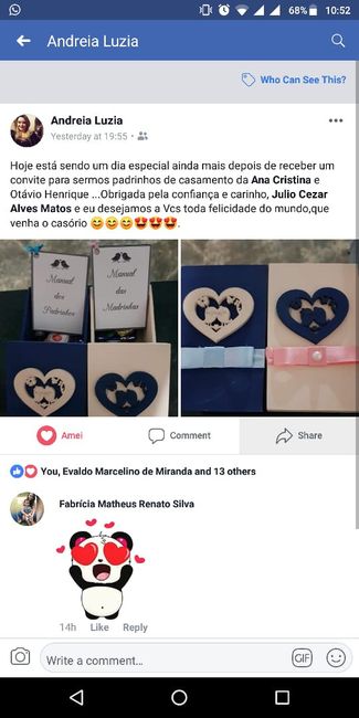 Minha amiga Madrinha - Andreia e seu esposo Julio - pensa num casal foda? Esses dois são.