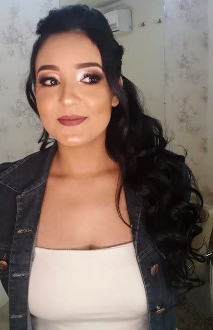 Meu teste de Make e Penteado 5