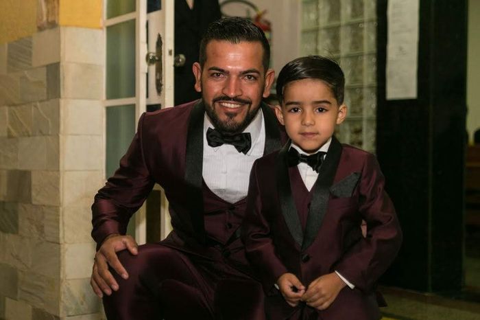 Meu sobrinho ficou lindo com esse terninho
