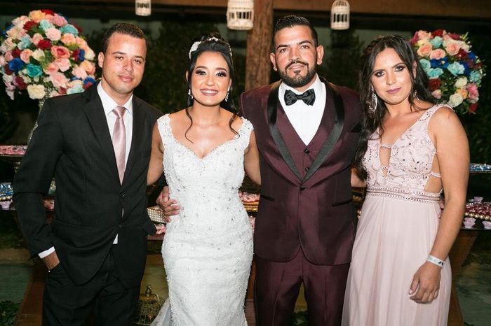 Angélica e Washington - foram as escolhas do meu marido, sua irmã e seu cunhado, então não sei expli