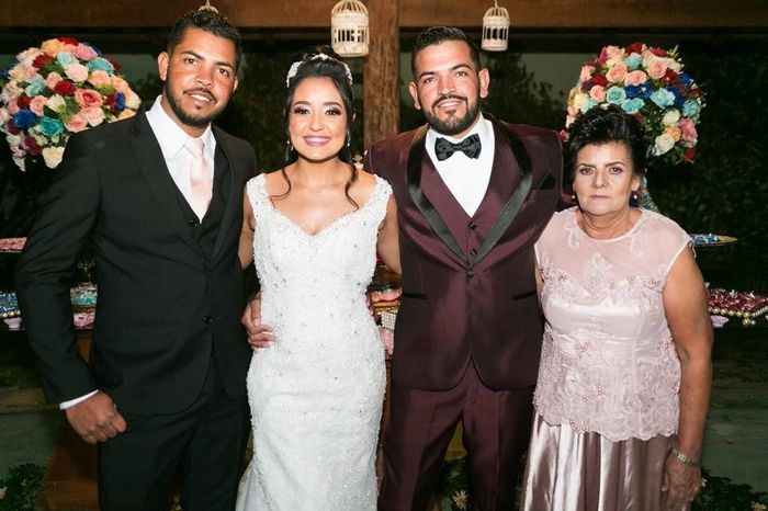Dona Eva e Samuel- foram as escolhas do meu marido, seu amigo de infância e sua segunda mãe, como el