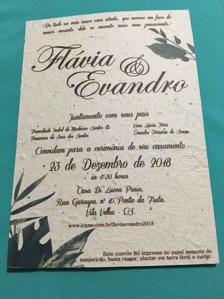 Convite de Folhagens e Sementes - 6