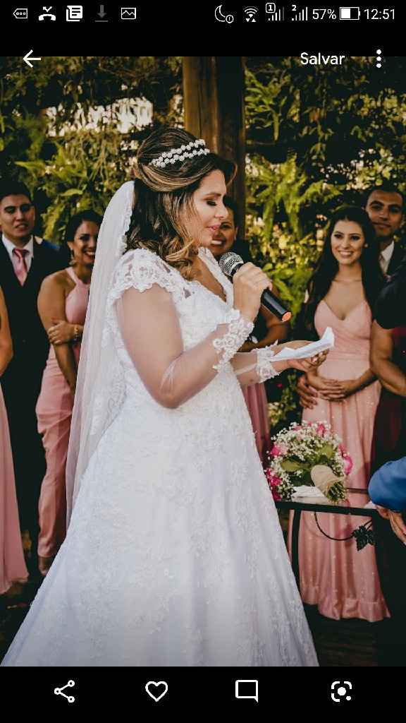 Enfim casada com a bênção de Deus. - 2