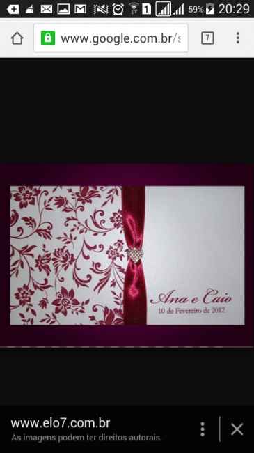 Convite de casamento - 3