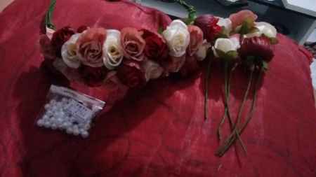 Coroa de flores diy - 3