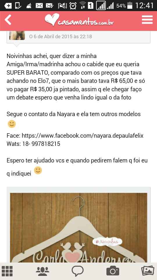 Cabide de nomes: já fizeram o seu? - 1