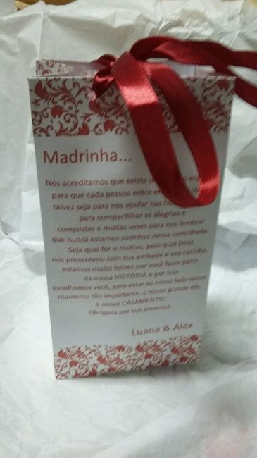 Lembrancinhas mãe,  madrinhas, avós e floristas. - 13