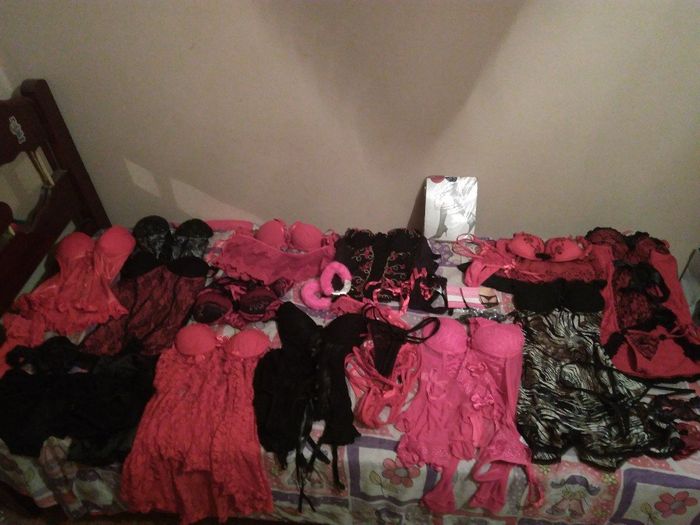 Lingeries que ganhei da minha amiga e madrinha!!!