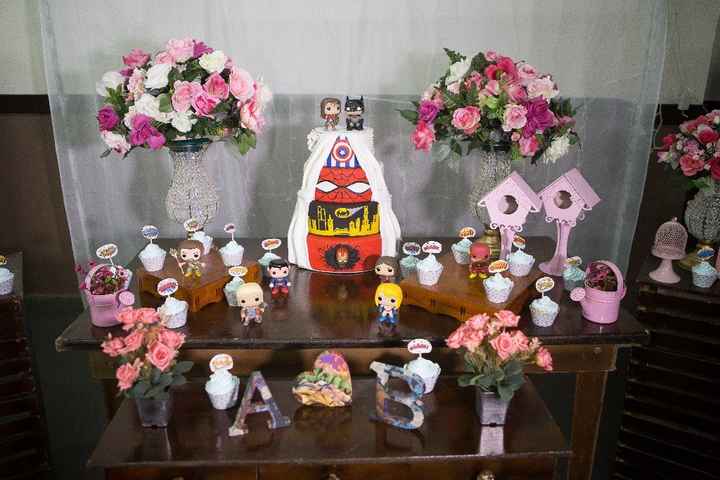 mesa do bolo