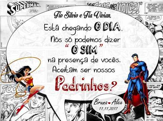 Convite dos Padrinhos