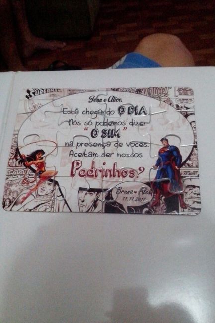 Convite dos Padrinhos