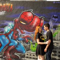 Ensaio temático de super herois... e casamento tambem !! 