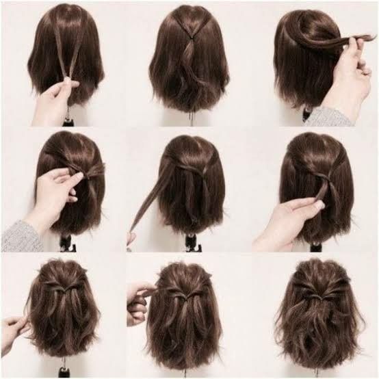 Penteado pra cabelo curto 2