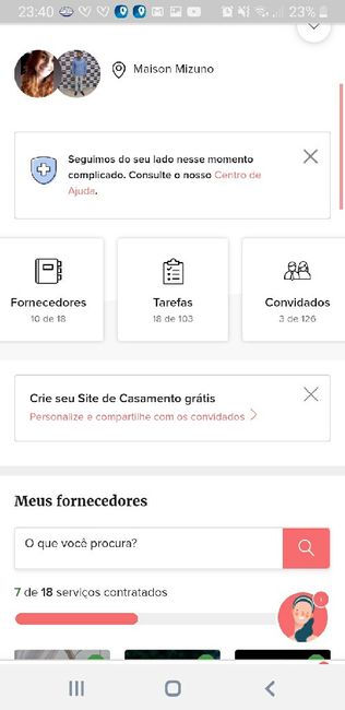 Organização Convidados 4