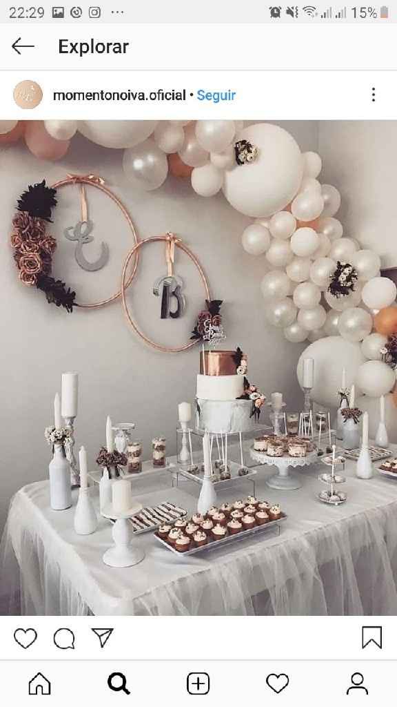 Cores para a festa de noivado - 1