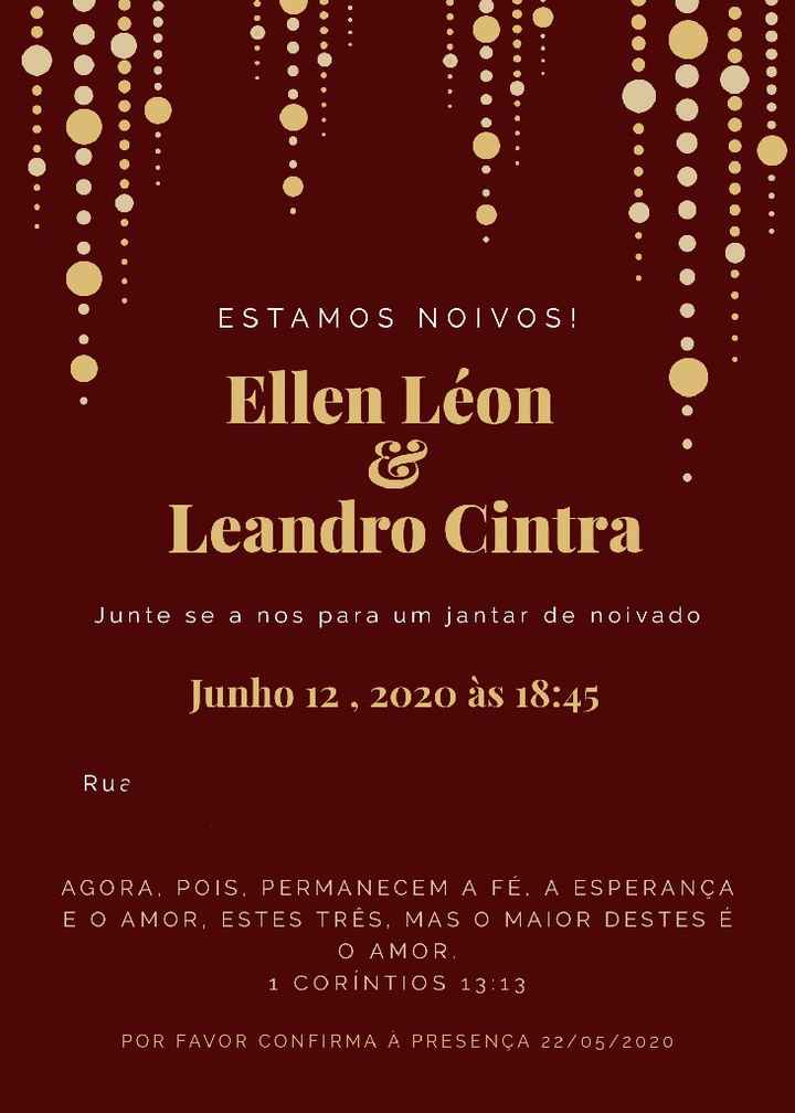Jantar de Noivado - 1