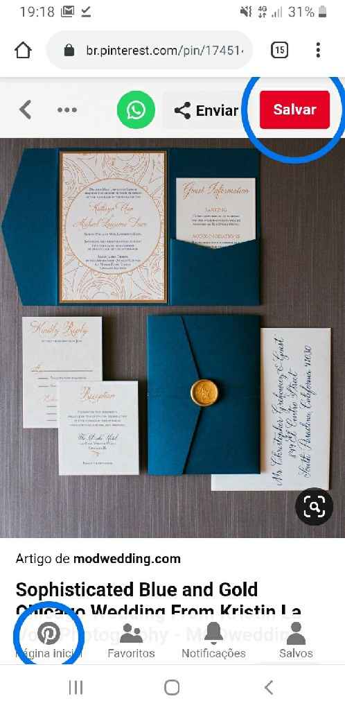 Envelope de Convite - 3