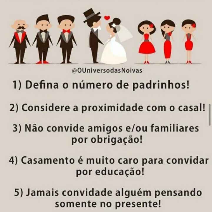 a escolha dos padrinhos - 1