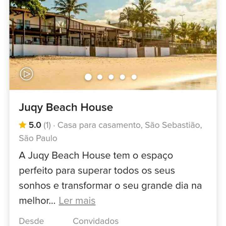 Casamento pé na areia - 1