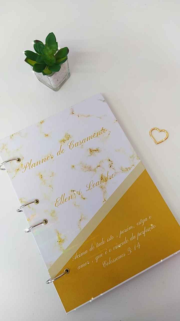 Meu tão esperado e sonhado Planner de Casamento - 2