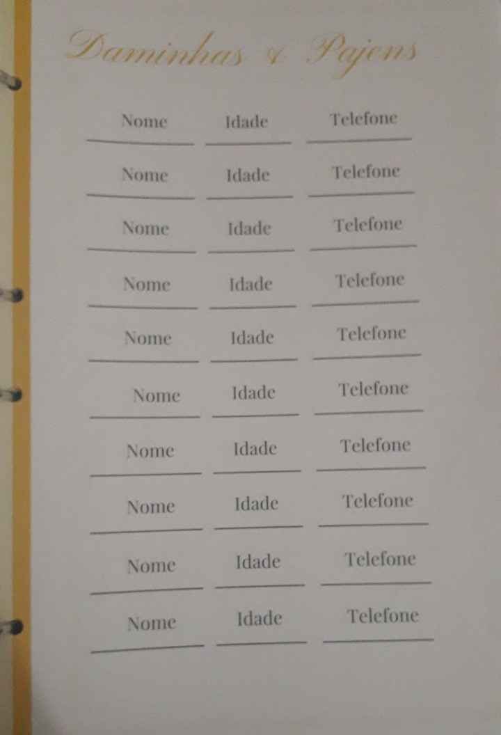 Meu tão esperado e sonhado Planner de Casamento - 6