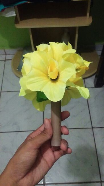 Buquê pra jogar diy #eumesmafiz #vem ver - 2