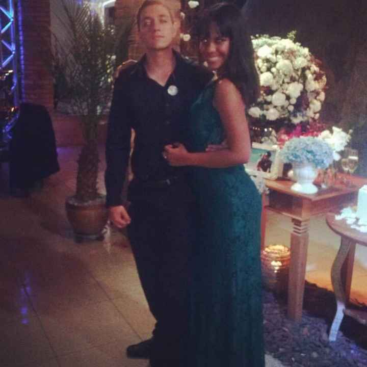 Eu e o Igor no casamento de minha prima.