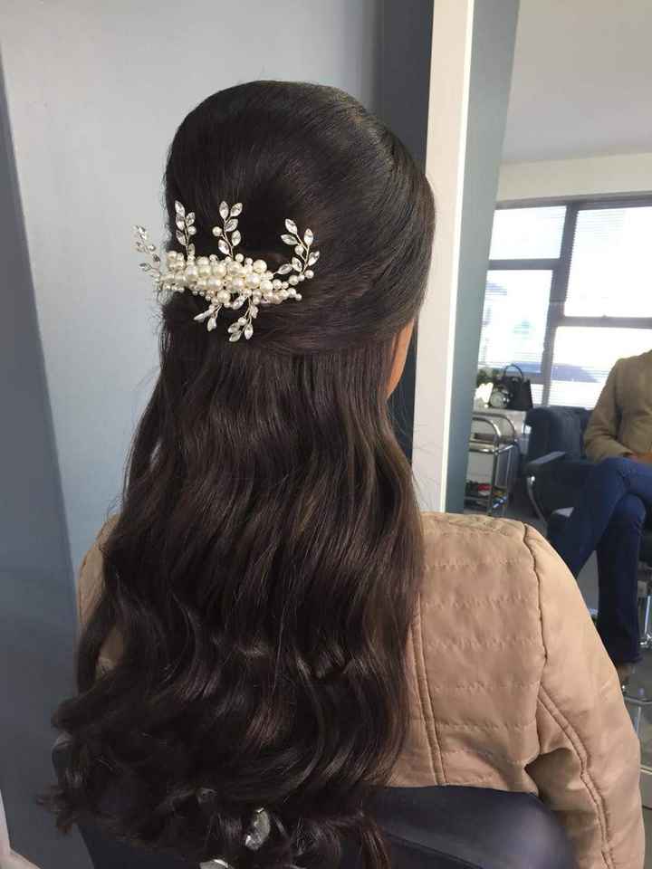 penteado sem o véu