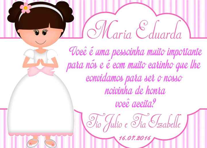Convite Daminha
