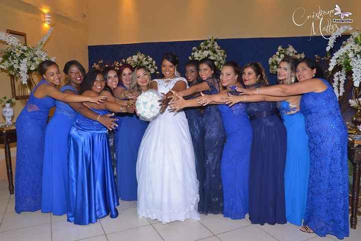 Nossas Madrinnhas - Amo Azul!