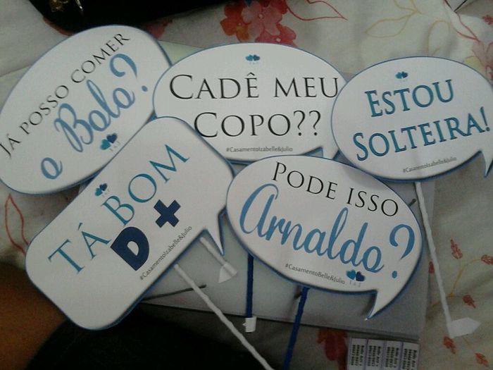 Plaquinhas personalizadas para festa!! dyi - 2
