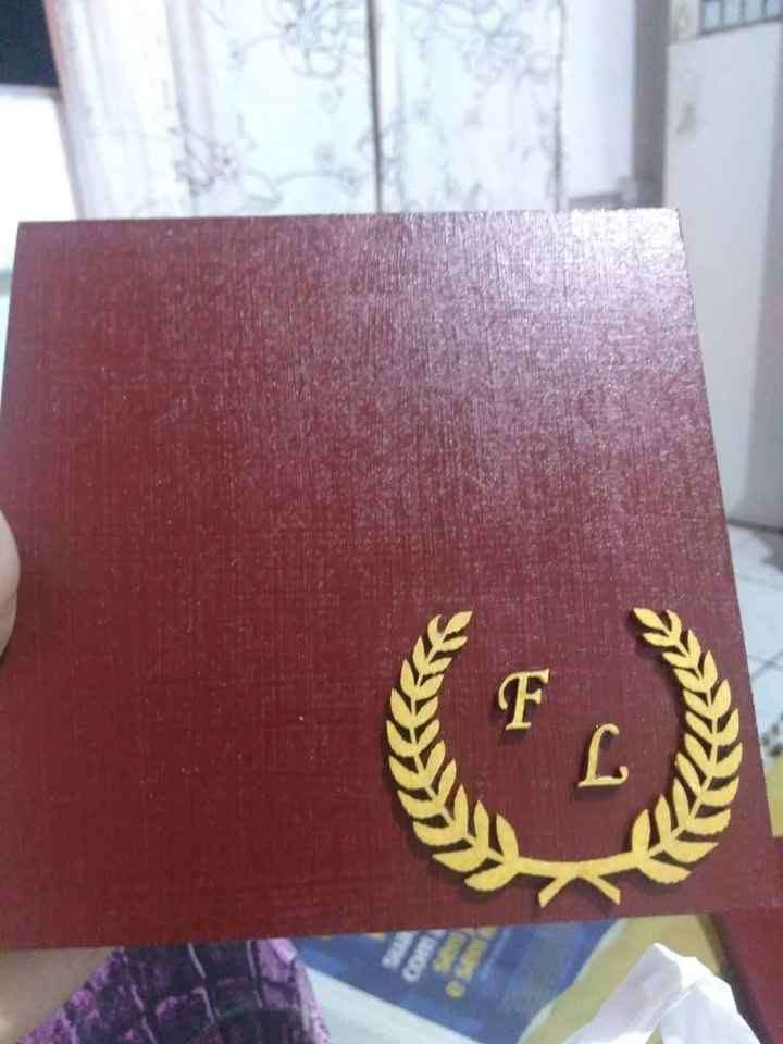 Apenas montadas e secando 