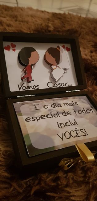 Convite dos Padrinhos "feito por nós" - 2