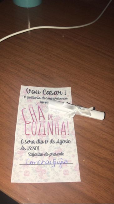 ideias Chá de cozinha ♥️ - 2