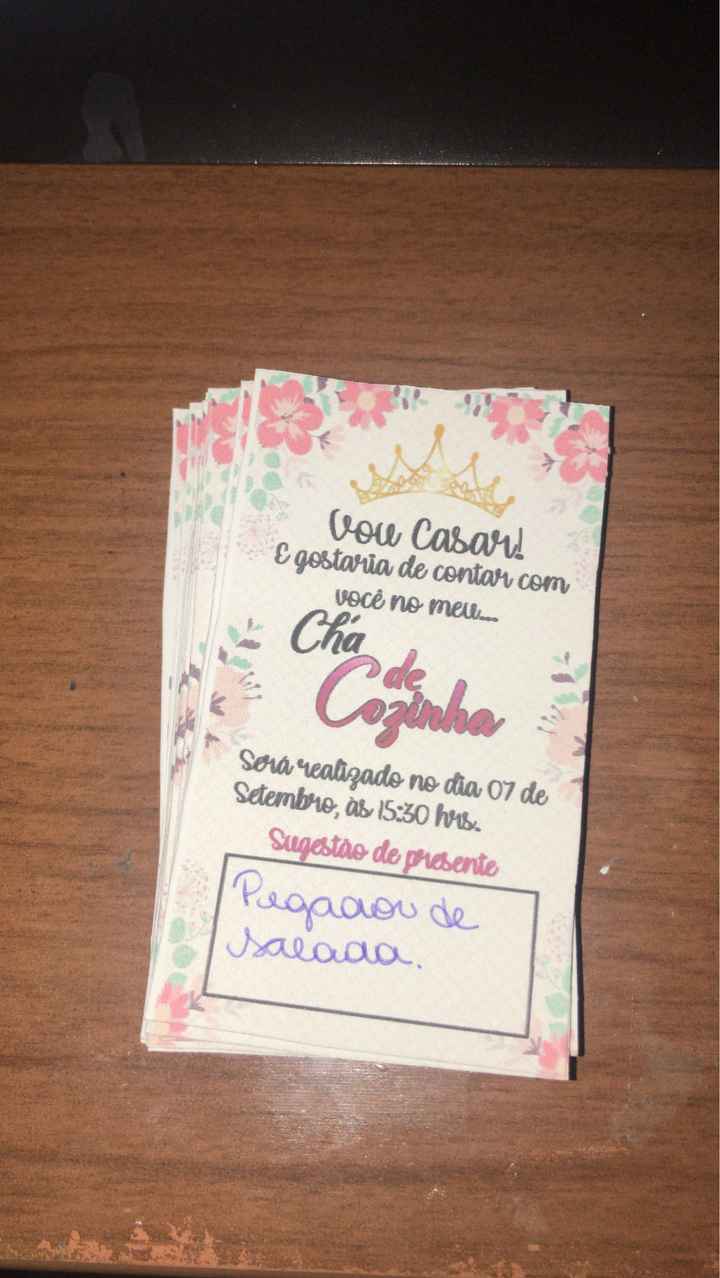 Chá de cozinha ☕️ - 2