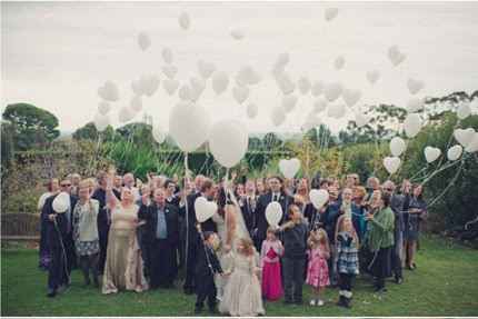 O charme das bexigas no casamento - 1