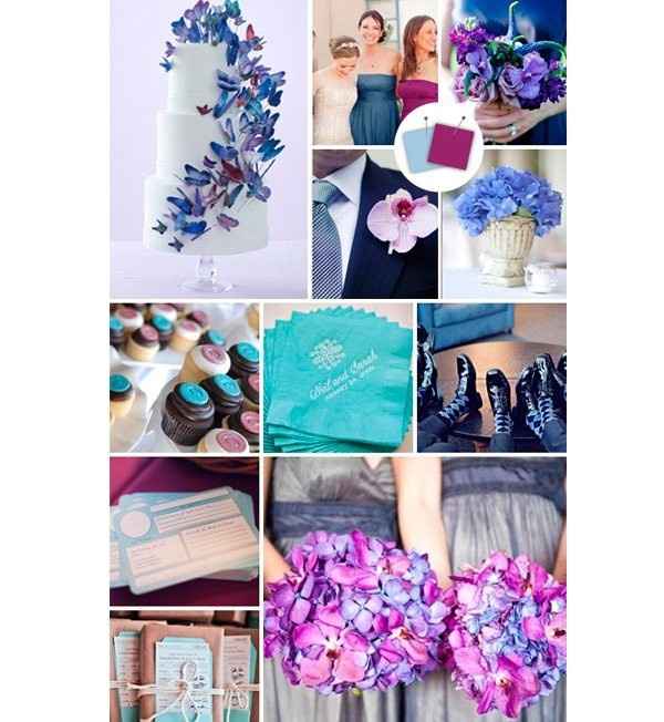 Roxo e Azul