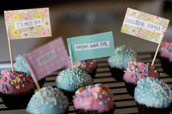 Bandeirinhas para cupcake
