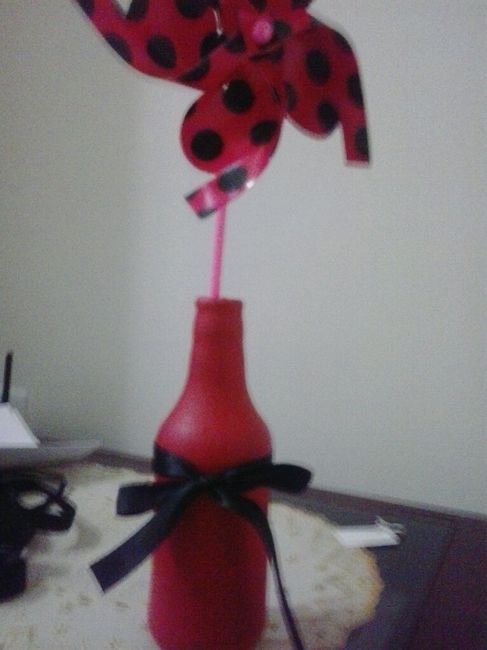 Centro de mesa revestida com bexiga - diy - 1