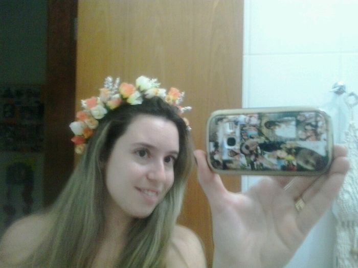 Coroa de flores - d.i.y. - 2