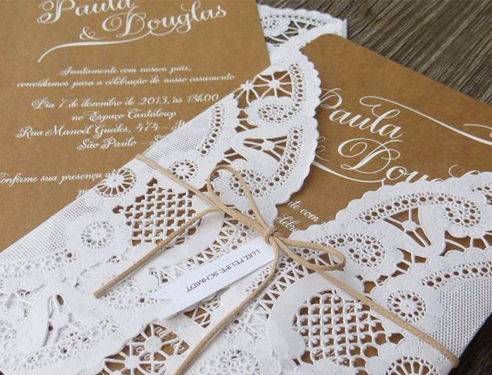 Convite de casamento