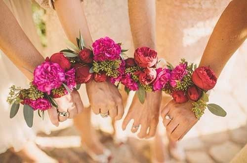 Corsage para madrinhas