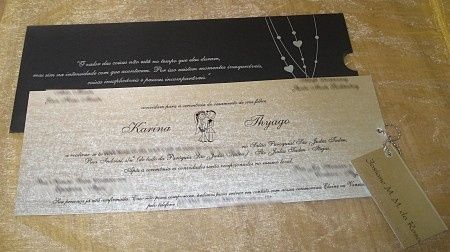 convite de casamento