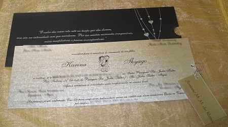 convite de casamento